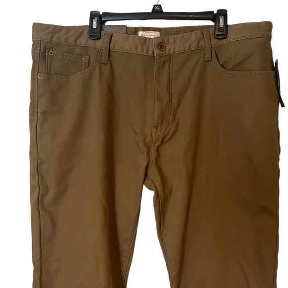 Weatherproof Vintage Pants Mens 40 x 32 Wheat Comfort Stretch Straight Leg NEW - Picture 2 of 13